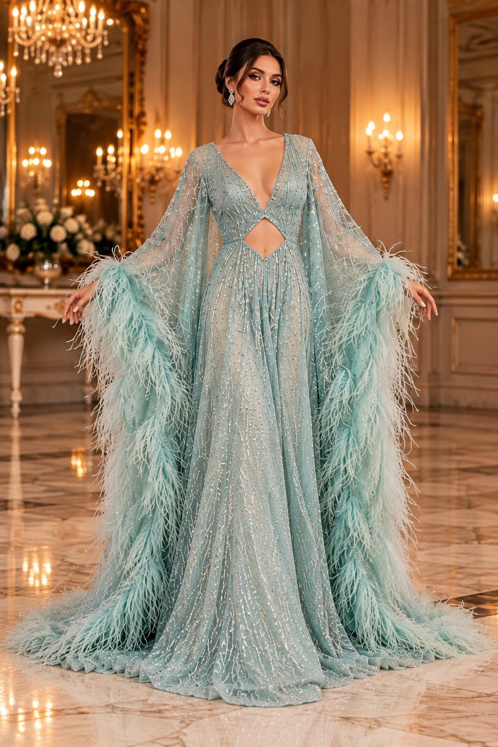 Gathering dress