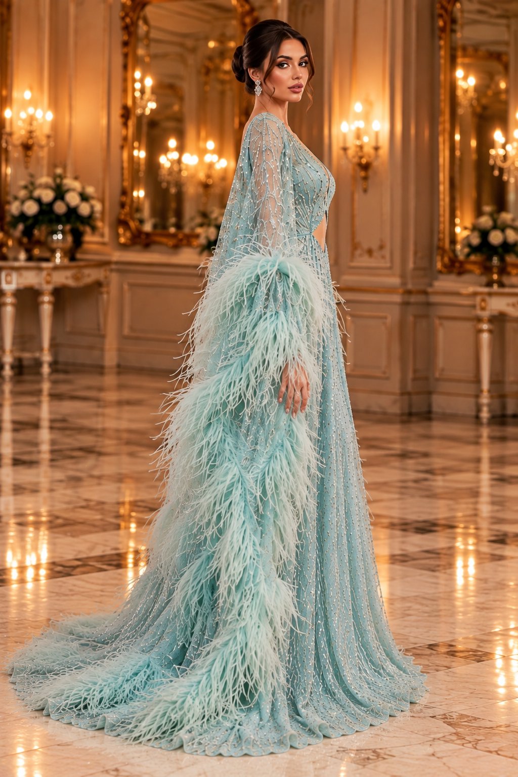 Gathering dress